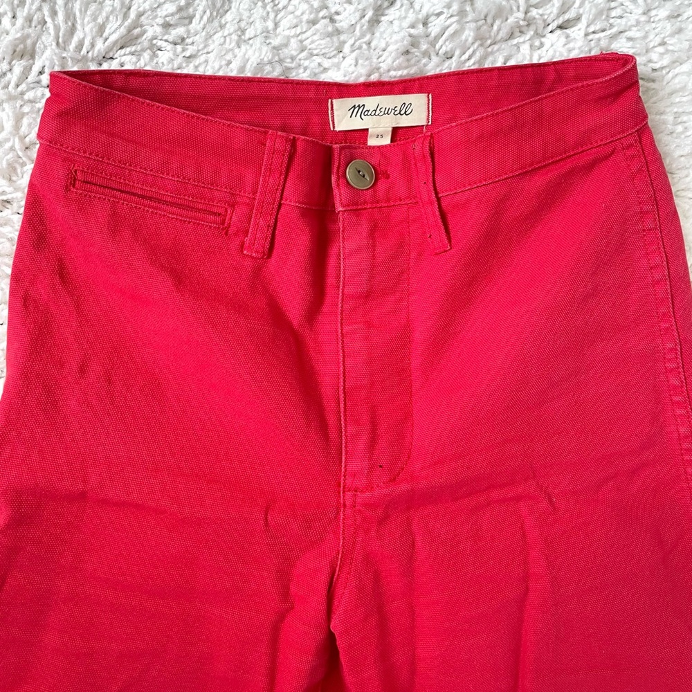 Madewell Emmett Wide-Leg crop pants